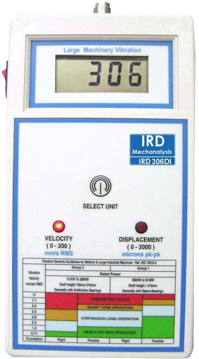 IRD306DI - Digital Vibration Meter with Standard Accessories