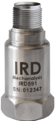 IRD591 - Industrial Vibration Sensor, 0-20 mm/s rms, 2 Pin MS, 1/4-28" UNF female IRD591 - Industrial Vibration Sensor, 0-20 mm/s rms, 2 Pin MS, 1/4-28" UNF female