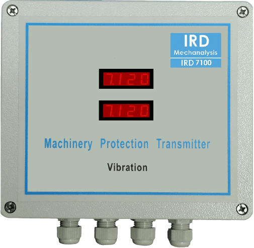 IRD7100 MPT, 2 Channel, Accelerometer input, Custom Range, Al Die Cast IP65, Digital Display, 230V IRD7100 MPT, 2 Channel, Accelerometer input, Custom Range, Al Die Cast IP65, Digital Display, 230V