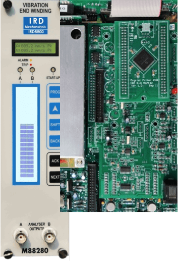 IRD8800, M88280 - Generator End Winding Vibration, 2Ch Vibration Input IRD8800, M88280 - Generator End Winding Vibration, 2Ch Vibration Input