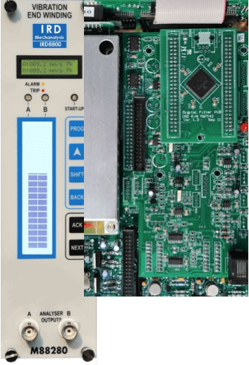 IRD8800, M88280 - Generator End Winding Vibration, 2Ch Vibration Input