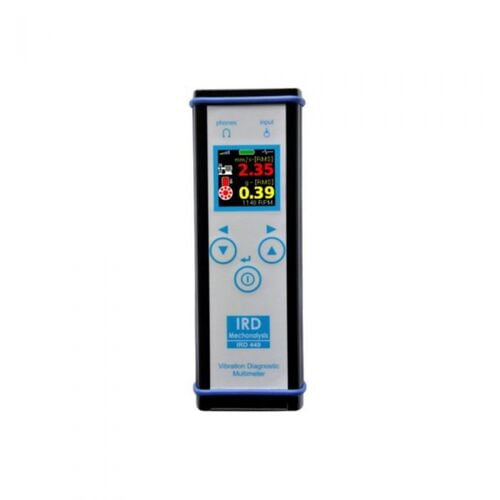 IRD449 - Vibration Meter with added capabilities of temperature and speed measurement IRD449 - Vibration Meter with added capabilities of temperature and speed measurement